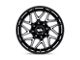 Moto Metal Turbine Gloss Black with Machined Face Wheel; 20x9; 1mm Offset (07-18 Jeep Wrangler JK)