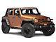 Bestop Safari-Style Header Bikini Top; Cable Style; Black Diamond (10-18 Jeep Wrangler JK 4-Door)