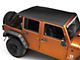 Bestop Safari-Style Header Bikini Top; Cable Style; Black Diamond (10-18 Jeep Wrangler JK 4-Door)