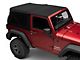 Bestop Supertop NX Soft Top with Tinted Windows; Matte Black Twill (07-18 Jeep Wrangler JK 2-Door)