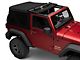 Bestop Supertop NX Soft Top with Tinted Windows; Matte Black Twill (07-18 Jeep Wrangler JK 2-Door)