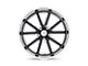 US Mag Rambler Gloss Black Milled Wheel; 22x11; 18mm Offset (05-10 Jeep Grand Cherokee WK)