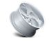 US Mag Desperado Silver Brushed Face Milled Diamond Cut Milled Wheel; 20x9.5 (07-18 Jeep Wrangler JK)