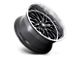 US Mag Santa Cruz Gloss Black with Diamond Cut Lip Wheel; 22x10.5 (18-24 Jeep Wrangler JL)