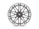 US Mag Santa Cruz Anthracite with Diamond Cut Lip Wheel; 22x10.5 (11-21 Jeep Grand Cherokee WK2)