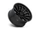 XD Luxe Gloss Black Machined with Gray Tint Wheel; 20x10 (18-24 Jeep Wrangler JL)