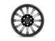 XD Luxe Gloss Black Machined with Gray Tint Wheel; 20x9; 18mm Offset (18-24 Jeep Wrangler JL)