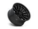 XD Luxe Gloss Black Machined with Gray Tint Wheel; 17x9 (18-24 Jeep Wrangler JL)
