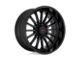 XD Whiplash Gloss Black with Gray Tint Wheel; 20x10; -18mm Offset (07-18 Jeep Wrangler JK)