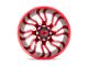 XD Tension Candy Red Milled Wheel; 20x10 (18-24 Jeep Wrangler JL)