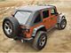 Rugged Ridge Bowless Montana Soft Top with Tinted Windows; Black Diamond (07-18 Jeep Wrangler JK 4-Door)