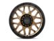 KMC Grenade Off-Road Matte Bronze with Matte Black Lip Wheel; 17x8.5 (20-24 Jeep Gladiator JT)