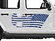 SEC10 Side Flag Decal; Blue (07-24 Jeep Wrangler JK & JL 4-Door)