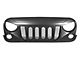 Angry Bird Style Grille Guard; Black (07-18 Jeep Wrangler JK)