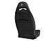 Corbeau Moab Reclining Seats with Seat Heater and Inflatable Lumbar; Black Vinyl/Grey Perforated Vinyl; Pair (Universal; Some Adaptation May Be Required)