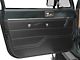 Door Interior Trim Panel; Driver Side; Black (87-95 Jeep Wrangler YJ)