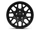 KMC Hatchet Matte Black Wheel; 17x8.5 (07-18 Jeep Wrangler JK)