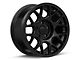 KMC Hatchet Matte Black Wheel; 17x8.5 (07-18 Jeep Wrangler JK)