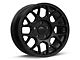 KMC Hatchet Matte Black Wheel; 17x8.5 (07-18 Jeep Wrangler JK)