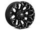 18x9 Fuel Wheels Assault & 33in NITTO All-Terrain Ridge Grappler A/T Tire Package; Set of 5 (18-24 Jeep Wrangler JL)