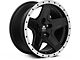 16x8 Mammoth Boulder Beadlock Style & 32in Milestar All-Terrain Patagonia AT/R Tire Package; Set of 5 (07-18 Jeep Wrangler JK)