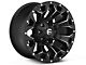 17x9 Fuel Wheels Assault & 35in Gladiator Mud-Terrain X-Comp M/T Tire Package; Set of 5 (18-24 Jeep Wrangler JL)