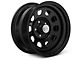17x9 Rough Country Steel & 35in Ironman Mud-Terrain All Country Tire Package; Set of 5 (07-18 Jeep Wrangler JK)