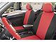 Genuine Neoprene Custom 1st Row Bucket Seat Covers; Red/Black (18-24 Jeep Wrangler JL)