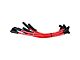 Dragon Fire Performance Spark Plug Wires; Red (76-78 3.8L Jeep CJ7; 76-86 4.2L Jeep CJ7)