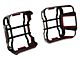 RedRock ABS Tail Light Guard; Textured Black (18-24 Jeep Wrangler JL w/ Factory LED Tail Lights)