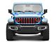 RedRock Grille Inserts; Red (2024 Jeep Wrangler JL Rubicon, Sahara)