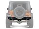 Barricade Trail Force HD Rear Bumper with Roof Rack; Textured Black (07-18 Jeep Wrangler JK 4-Door)