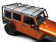 Barricade Trail Force HD Rear Bumper with Roof Rack; Textured Black (07-18 Jeep Wrangler JK 4-Door)