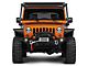 Barricade Trail Force HD Rear Bumper with Roof Rack; Textured Black (07-18 Jeep Wrangler JK 4-Door)