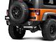 Barricade Trail Force HD Rear Bumper with Roof Rack; Textured Black (07-18 Jeep Wrangler JK 4-Door)