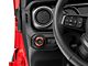 RedRock Billet Aluminum Headlight, HVAC and Radio Control Knob Trim Ring Set; Red (18-24 Jeep Wrangler JL)