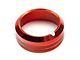 RedRock Billet Aluminum Headlight, HVAC and Radio Control Knob Trim Ring Set; Red (18-24 Jeep Wrangler JL)