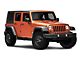 17x9 Rough Country Steel & 33in Milestar All-Terrain Patagonia AT/R Tire Package; Set of 5 (07-18 Jeep Wrangler JK)