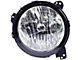 CAPA Certified Halogen Headlight; Chrome Housing; Clear Lens; Passenger Side (18-24 Jeep Wrangler JL)