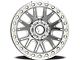 Fittipaldi Offroad FB151 Machined Silver Wheel; 17x9; -38mm Offset (20-24 Jeep Gladiator JT)