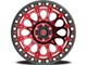 Fittipaldi Offroad FB153 Gloss Red Machined with Red Tint and Gloss Black Ring Wheel; 20x10; -38mm Offset (20-24 Jeep Gladiator JT)