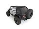 Smittybilt Bowless Combo Soft Top with Tinted Windows; Black Diamond (07-18 Jeep Wrangler JK 4-Door)