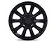 Black Rhino Diamondback Matte Black Wheel; 17x9; -12mm Offset (99-04 Jeep Grand Cherokee WJ)