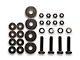 Barricade Replacement Rubi Rail Hardware Kit for J130316-JL Only (18-24 Jeep Wrangler JL 2-Door)