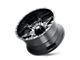 American Truxx Lonestar Gloss Black Machined Wheel; 22x12; -44mm Offset (20-24 Jeep Gladiator JT)