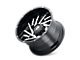 American Truxx Web Gloss Black Machined Wheel; 20x12; -44mm Offset (20-24 Jeep Gladiator JT)