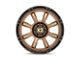 XD Titan Matte Bronze with Black Lip Wheel; 20x9; 18mm Offset (99-04 Jeep Grand Cherokee WJ)