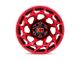 XD Onslaught Candy Red Wheel; 17x9; 0mm Offset (20-24 Jeep Gladiator JT)