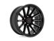 XD Luxe Gloss Black Machined with Gray Tint Wheel; 17x9; 0mm Offset (07-18 Jeep Wrangler JK)