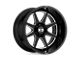 XD Pike Gloss Black Milled Wheel; 20x9; 0mm Offset (05-10 Jeep Grand Cherokee WK)